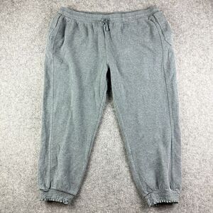 Wrap London Joggers Pants Womens 16 Gray Comfy Oversized Casual Lounge Pockets